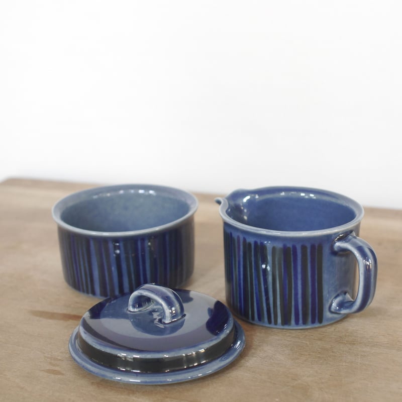 Vintage品】アラビア ARABIA ブルーコスモス Blue Kosmos シュガーポ