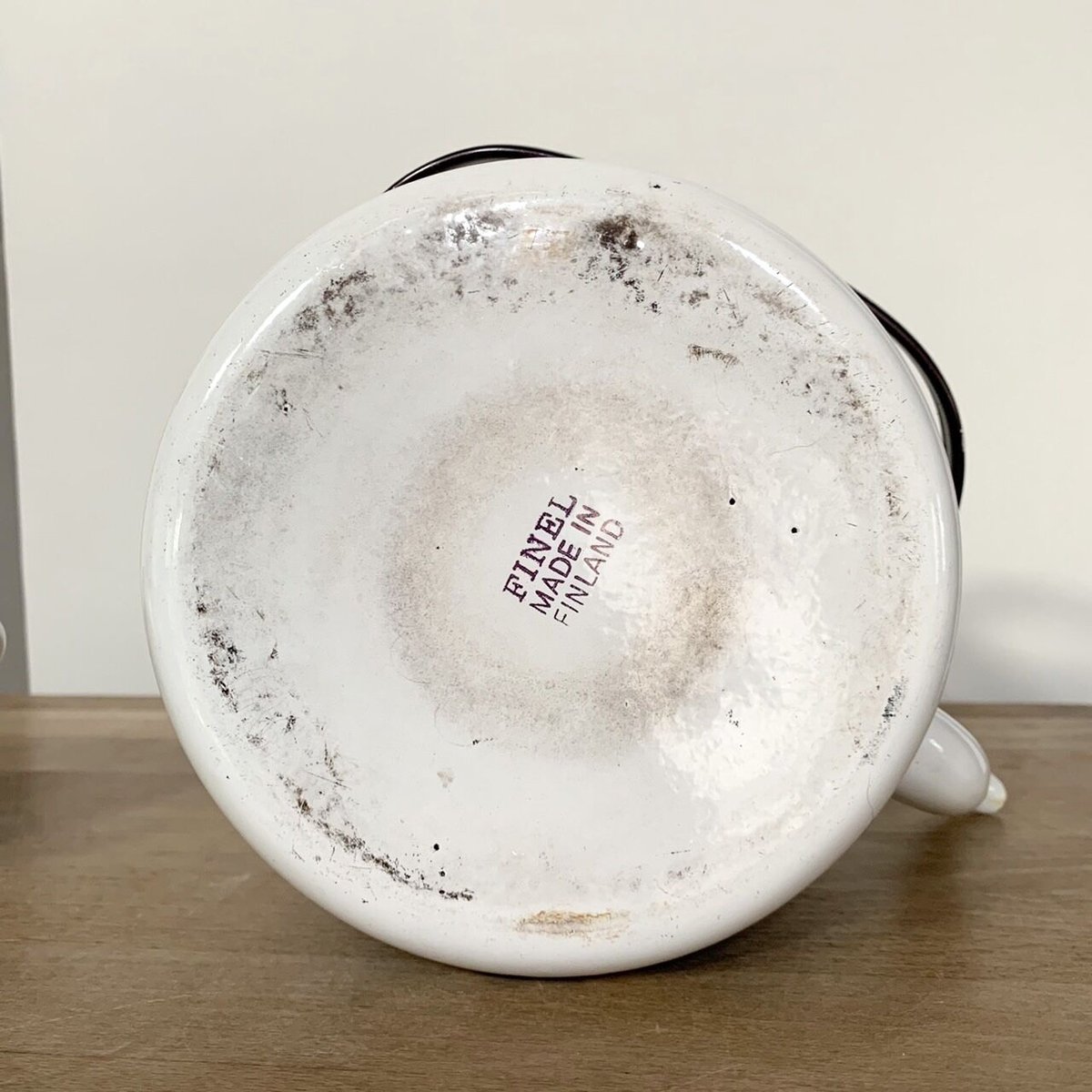 Vintage品】フィネル FINEL 青い花 Sinivuokko 琺瑯ケトル ホーロー