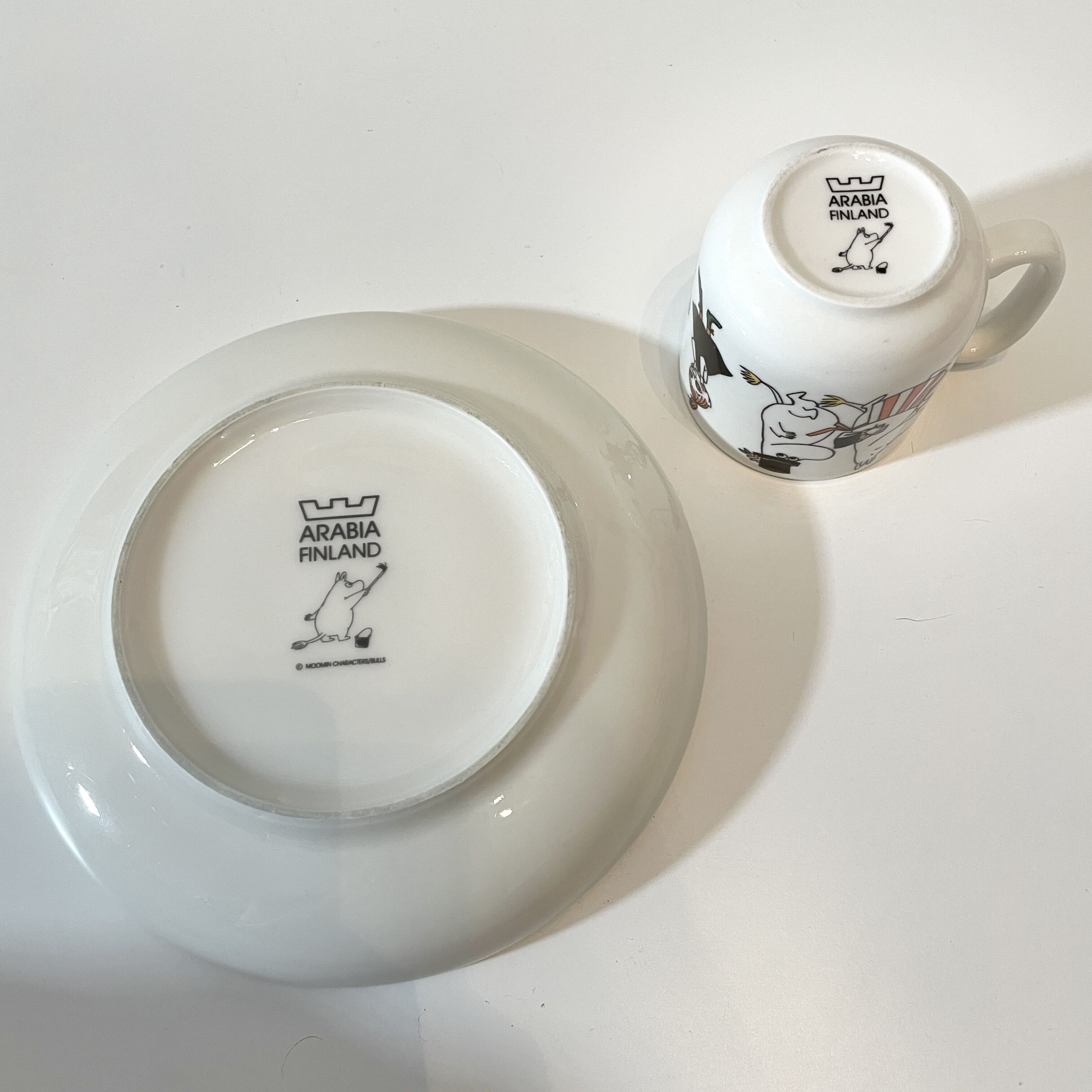 Vintage品】アラビア ARABIA ムーミン Moomin チルドレンセット 星3 |