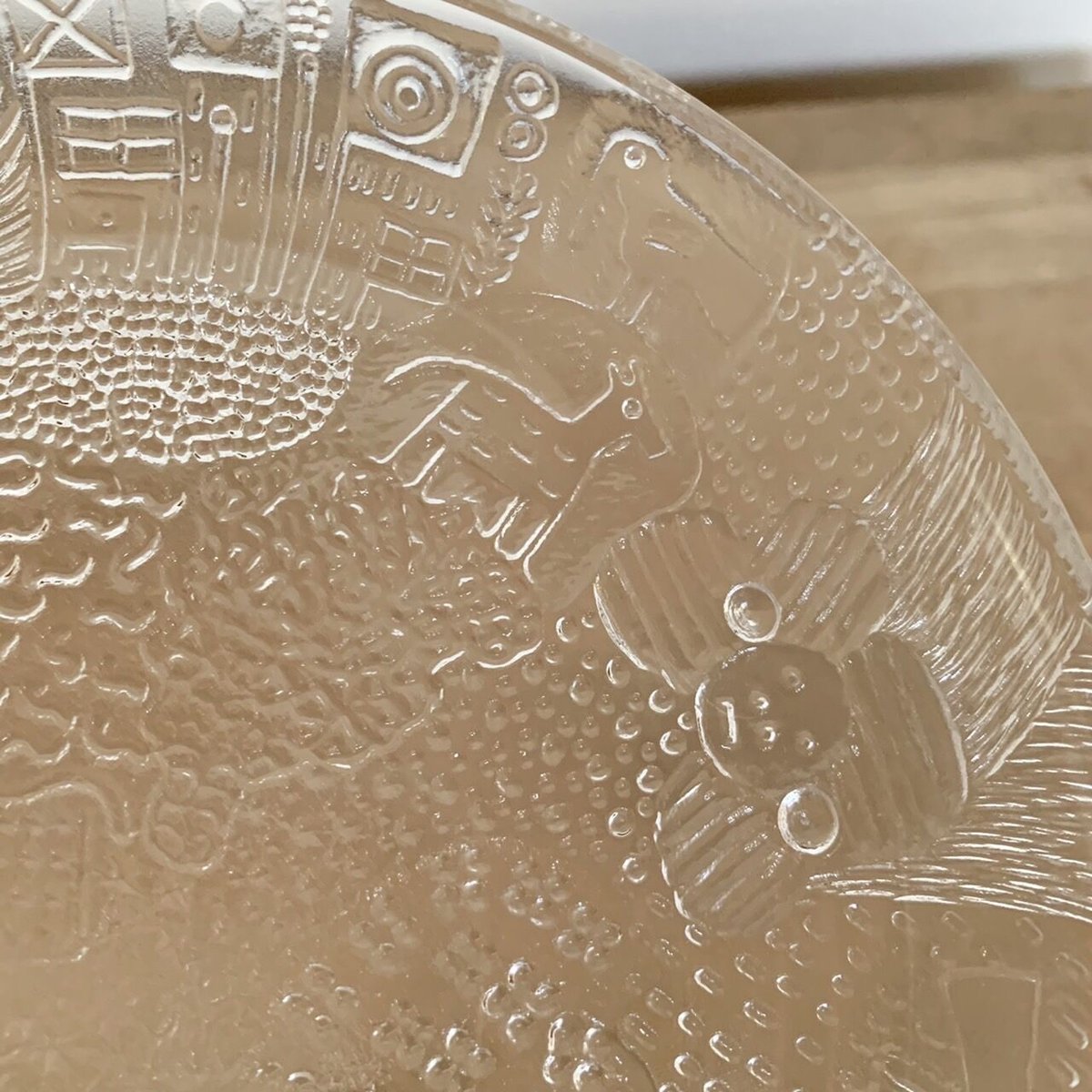 Vintage品】ヌータヤルヴィ Nuutajarvi ファウナFauna プレート17cm