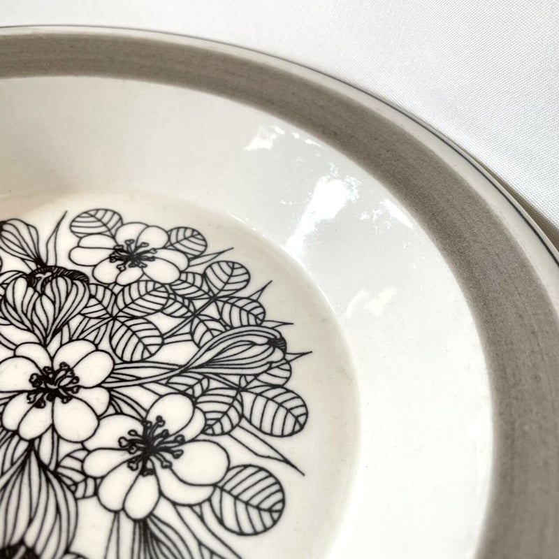 Vintage品】アラビア ARABIA クロッカス Krokus スーププレート