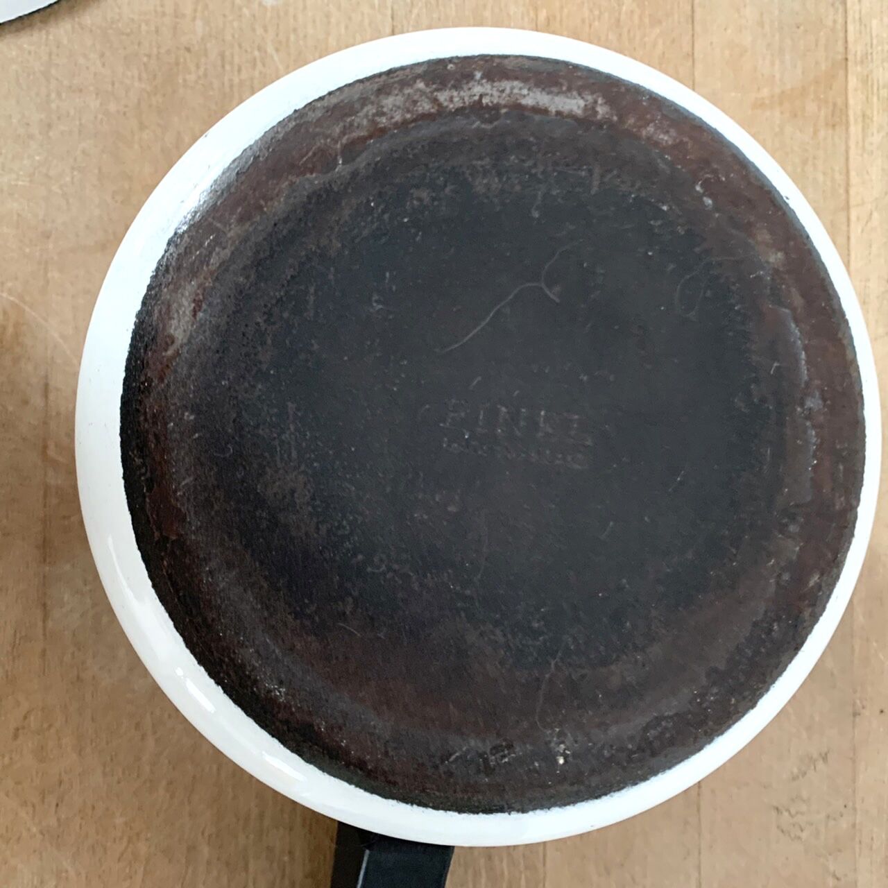 青い手付きの陶器（片手鍋・ボウル型トレイ） Vintage品】フィネル FINEL 青い花 Sinivuokko 琺瑯 片手鍋 ホーロー