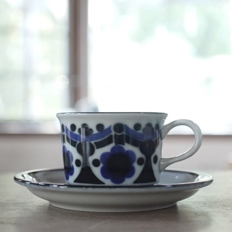 Vintage品】アラビア ARABIA リッカ riikka カップ ソーサー Vintage品】アラビア ARABIA リッカ riikka カップ ソーサー