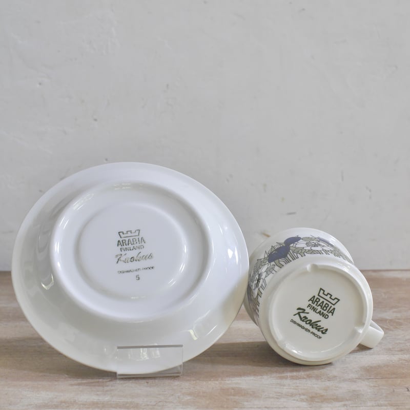 Vintage品】アラビア ARABIA クロッカス Krokus コーヒーカップ