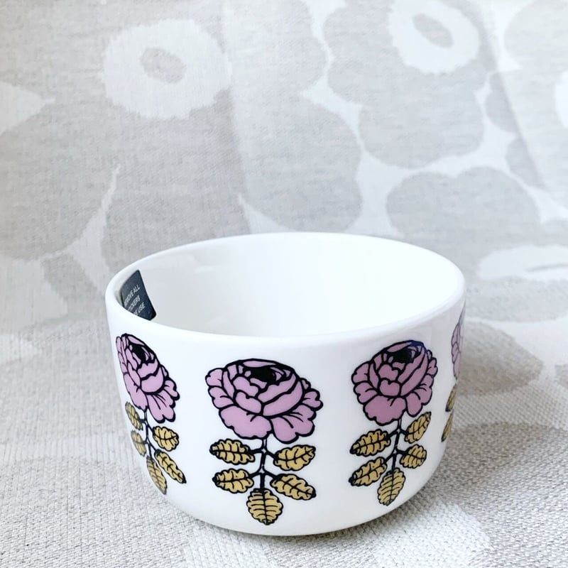 新品】マリメッコ marimekko ヴィヒキルース Vihkiruusu ボウル ピンク