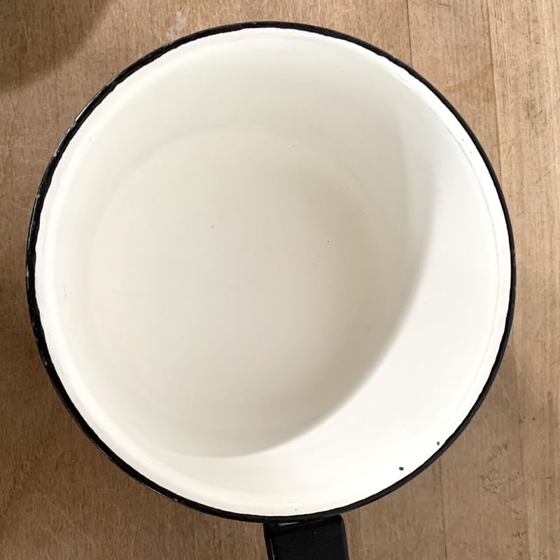 Vintage品】フィネル FINEL 青い花 Sinivuokko 琺瑯 片手鍋
