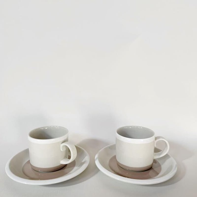 ARABIA - ☆arabia アラビア リュパレ カップ&ソーサー Vintage品】アラビア ARABIA トゥパ Tupa カップ＆ソーサー C＆S