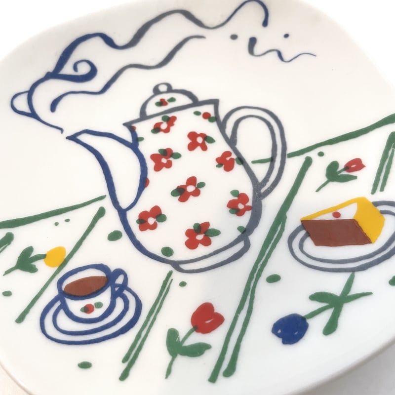 Vintage品】アラビア ARABIA クムルス CUMULUS ミニプレート 1990