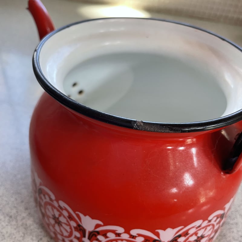 Vintage品】フィネル FINEL 琺瑯ケトル Punahilkka 赤ずきん ホーロ