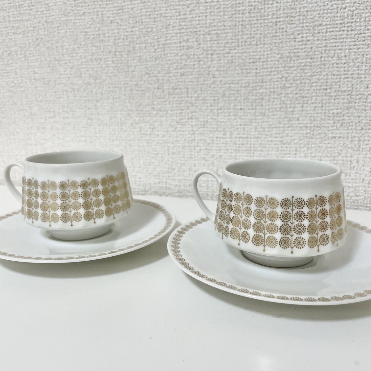 Vintage品】アラビア ARABIA パラス Pallas カップ＆ソーサー ケーキ皿