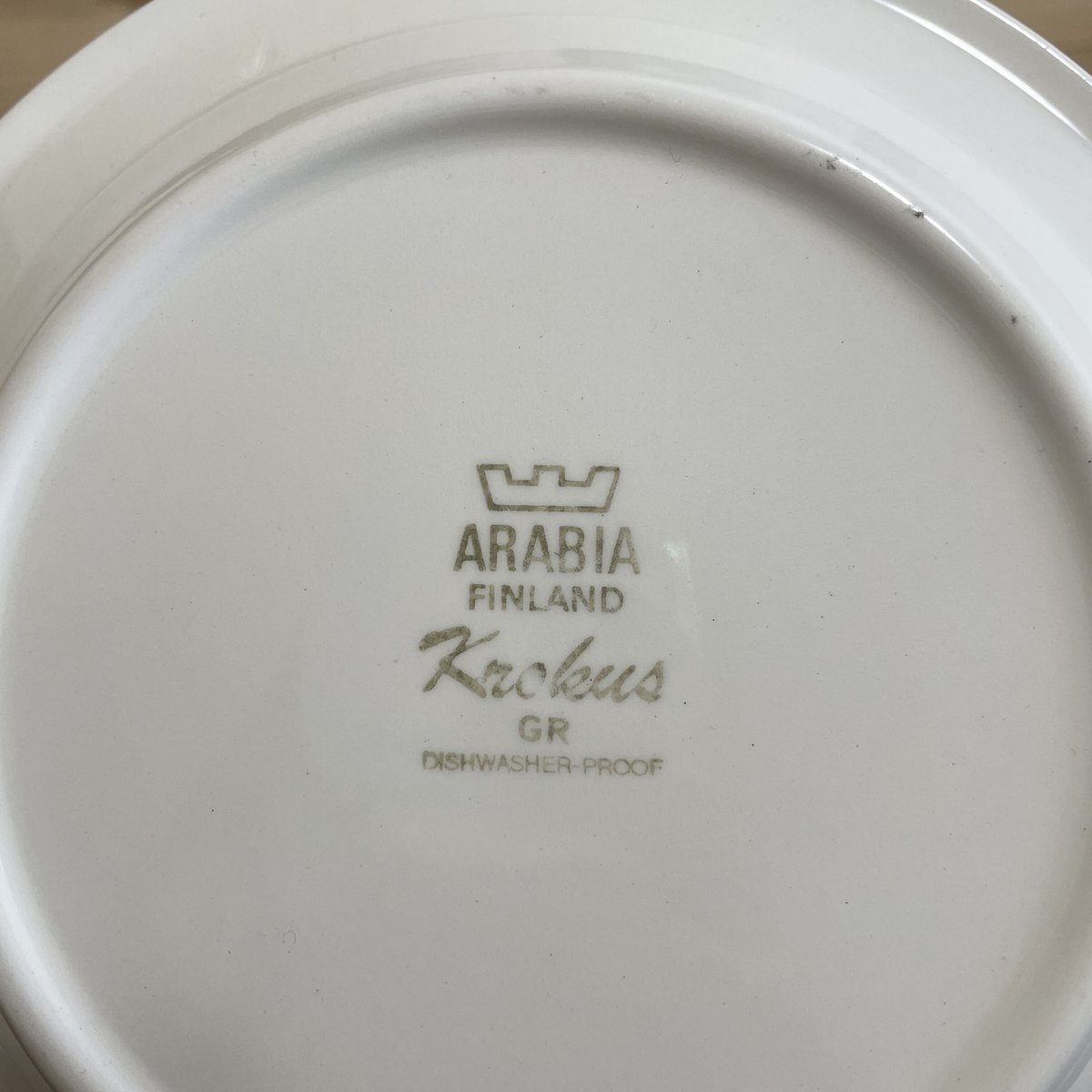 Vintage品】アラビア ARABIA クロッカス Krokus ケーキ皿 ケーキ Vintage品】アラビア ARABIA クロッカス Krokus ケーキ皿 ケーキ
