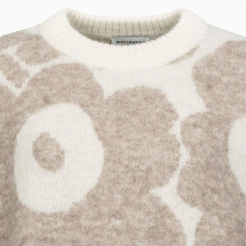 新品】マリメッコ marimekko ウニッコ Polkujen Unikko ニット 新品】マリメッコ marimekko ウニッコ Polkujen Unikko ニット