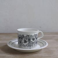 Vintage品】アラビア ARABIA ティーマ TEEMA 旧ロゴ カップ&ソーサー C