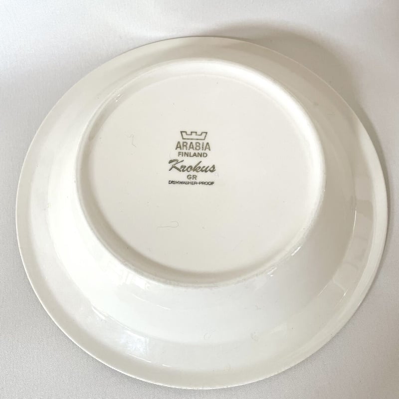 Vintage品】アラビア ARABIA クロッカス Krokus スーププレート