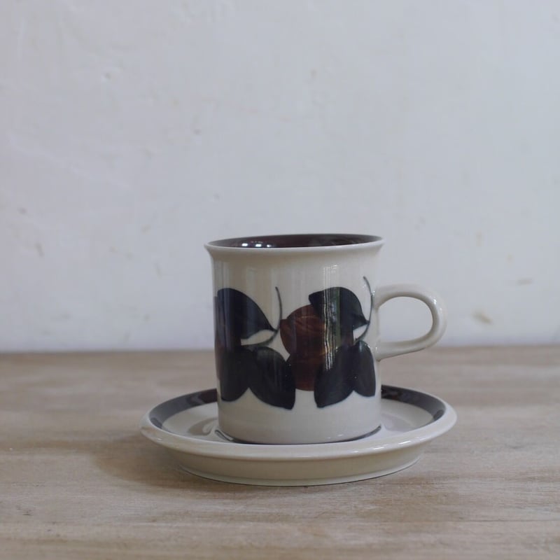 Vintage品】アラビア ARABIA ルイヤ ruija コーヒーカップ ソーサー C＆