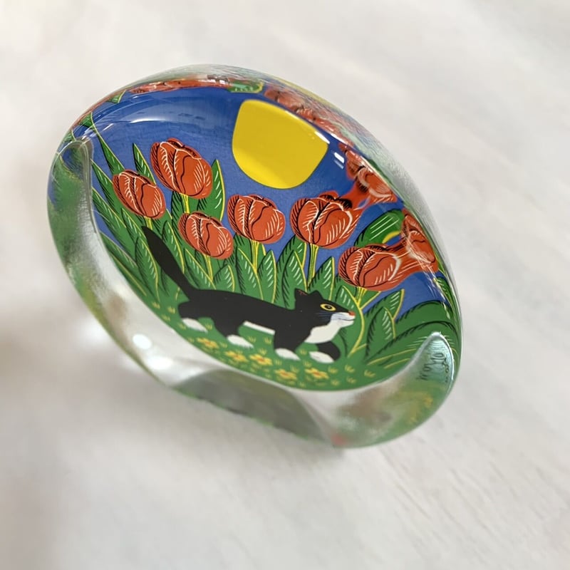 Vintage品】イッタラ iittala ネコとチューリップ Kissa ja tulpp