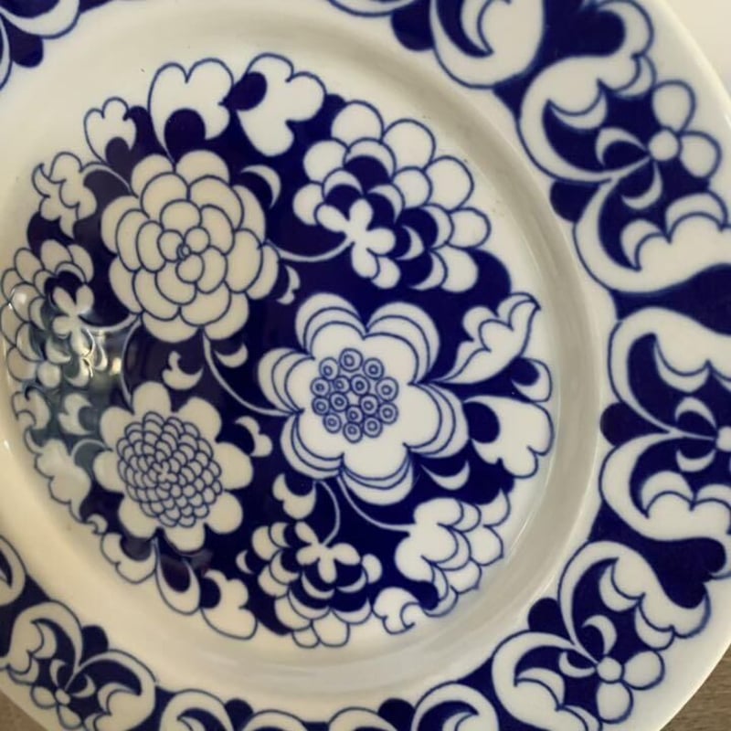 Vintage品】アラビア ARABIA ガーデニア Gardenia プレート 17cm