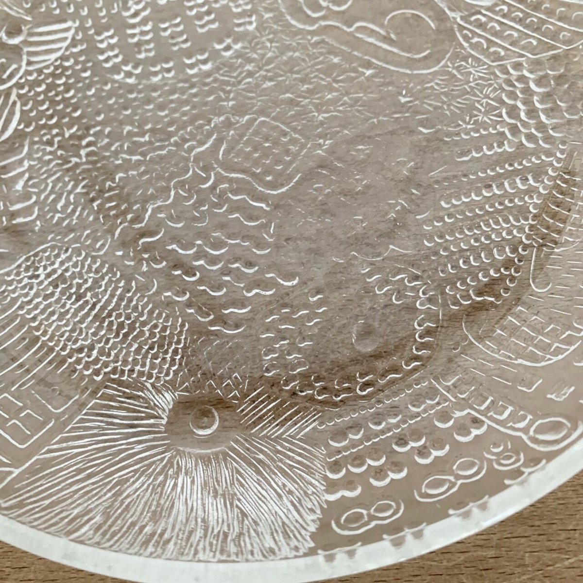 Vintage品】ヌータヤルヴィ Nuutajarvi ファウナFauna プレート17cm