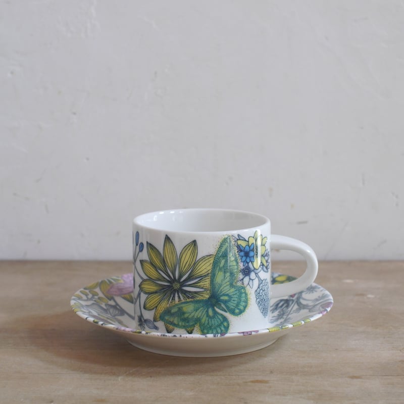 Vintage品】アラビア ARABIA ルノ Runo バタフライ ティーカップ 