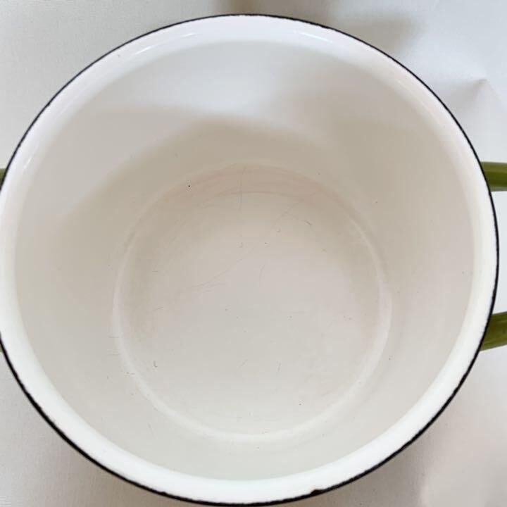 Vintage品】フィネル FINEL 琺瑯鍋 ホーロー両手鍋 オリーブ Vintage品】フィネル FINEL 琺瑯鍋 ホーロー両手鍋 オリーブ