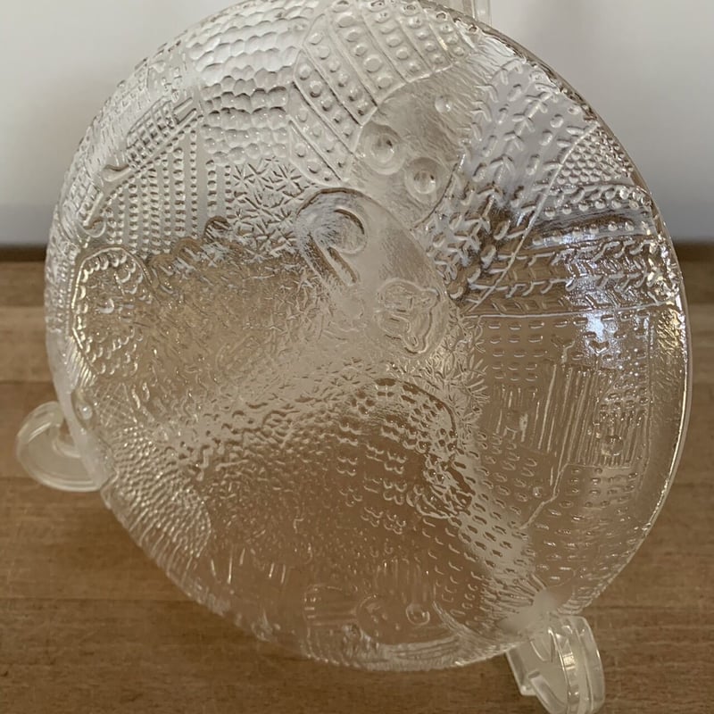 Vintage品】ヌータヤルヴィ Nuutajarvi ファウナFauna プレート17cm