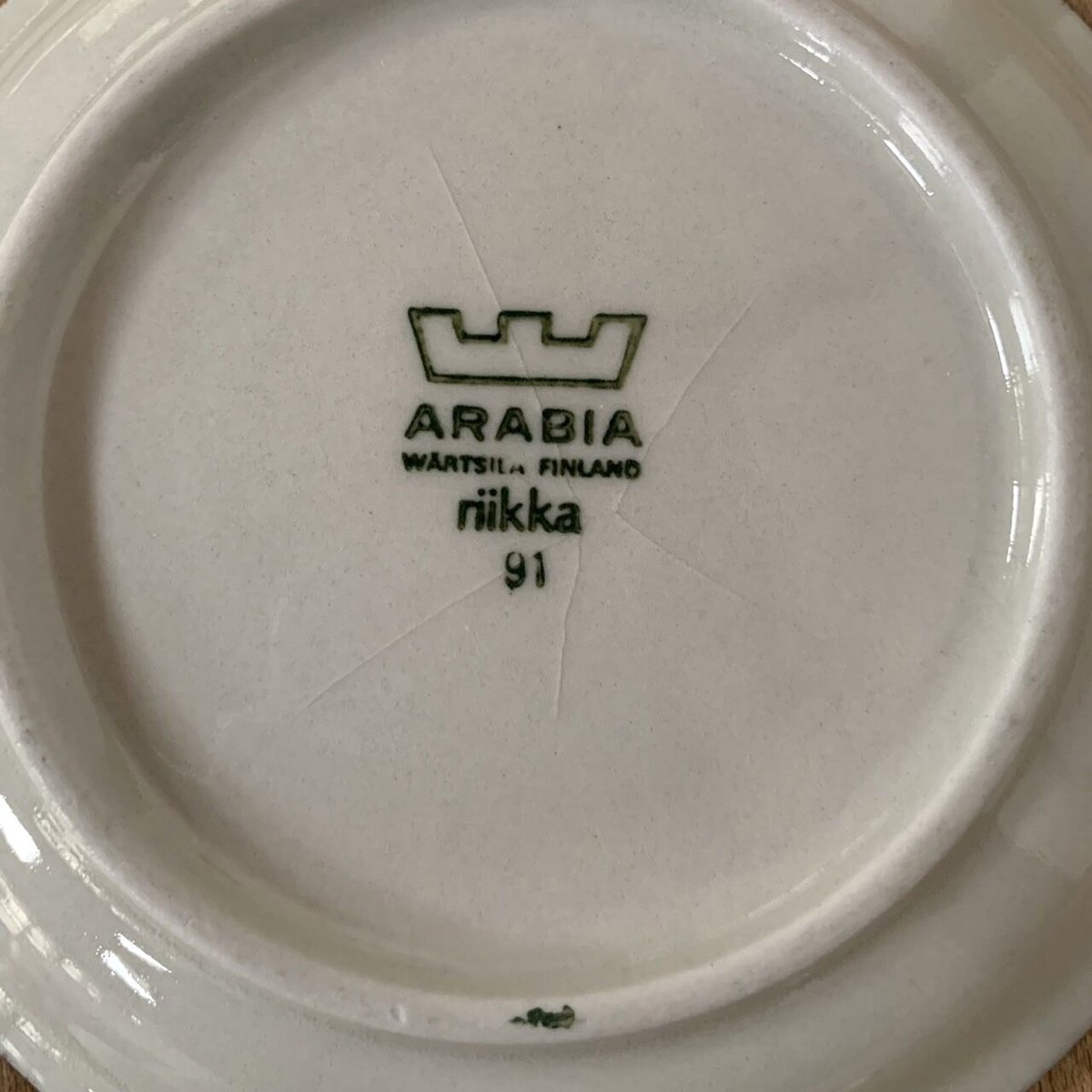 ARABIA/アラビア riikka/リーッカ　c/s　Ｆ Arabia / riikka(アラビア/リーッカ) 17cm プレート /no.1 | 北欧