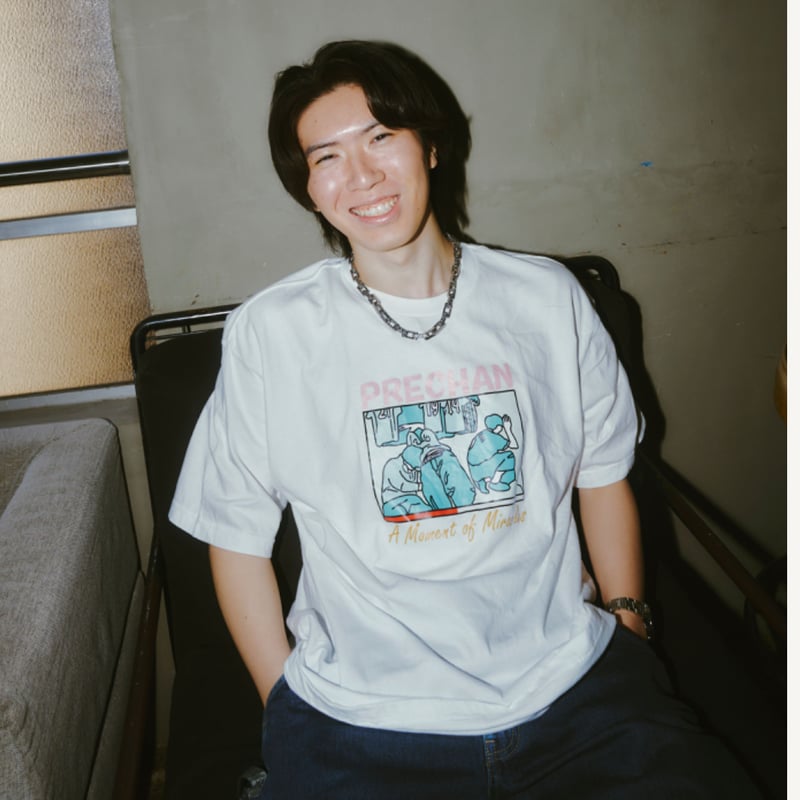 グラフィックTシャツ ホワイト | prechan store