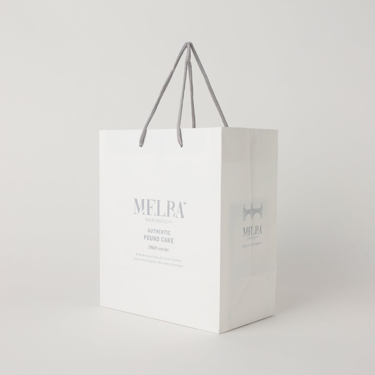 au ロゴ入り 白い紙袋 MELBA ロゴ入り紙袋 | Melba Poundcake 【公式】