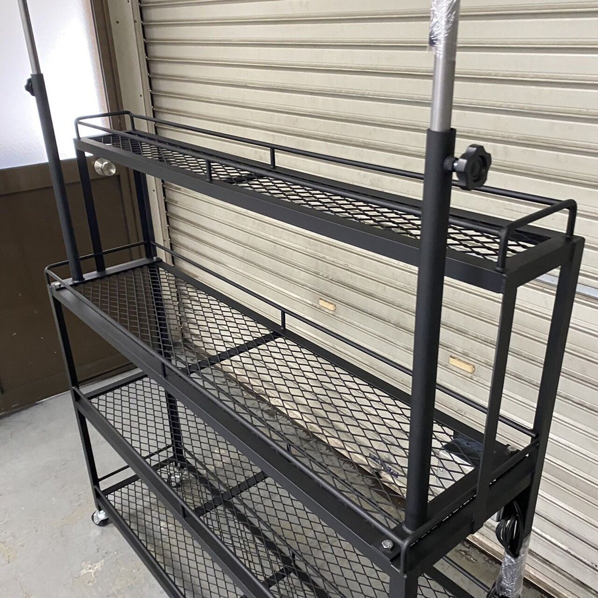 ボタニカルシェルフ アイアン 観葉植物棚 アガベ育成棚 W800 3段 ボタニカルシェルフ w800 植物棚 アイアンシェルフ 3段 家具