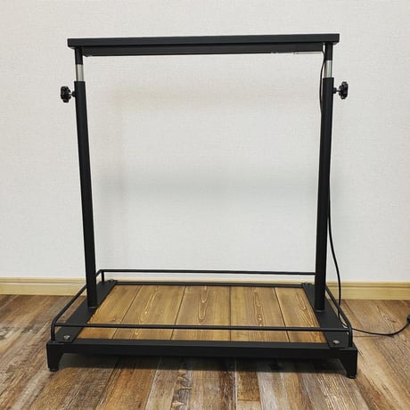 卓上 ボタニカルシェルフ 1段 植物棚 アイアンシェルフ 家具 棚 多肉植物 エキスパンド ライティングレールセット