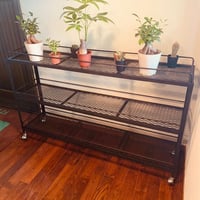 ボタニカルシェルフNO.5 植物棚 アイアン家具 金網棚 2段