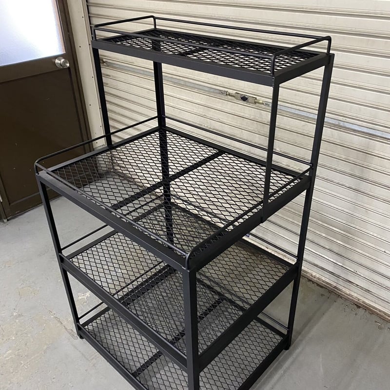 植物棚 アガベ アイアン ハンドメイド ブラック メッシュラック 植物棚