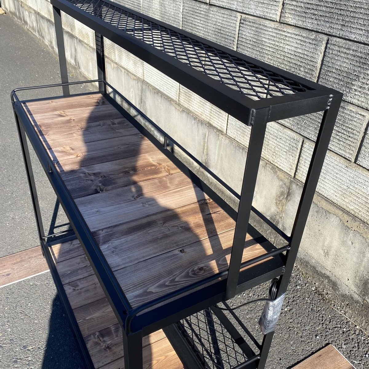 ボタニカルシェルフ 植物棚 ひな壇2 アイアンシェルフ 家具 棚 転落