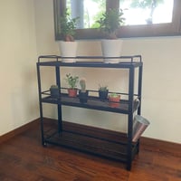 ボタニカルシェルフNO.1 植物棚 アイアン家具 インダストリアル エキスパンドメタル