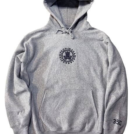 MASAME  OG  LOGO 350 HOODIE  MIX GRAY