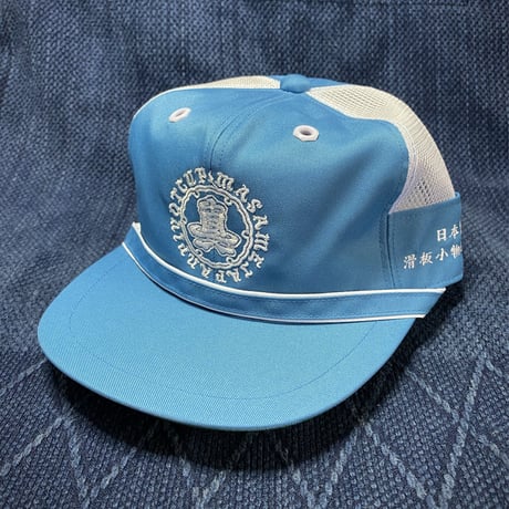 水色　Japan Style Cap 　メッシュタイプ　【縁の下の力持ち】