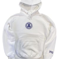 MASAME  OG  LOGO 350 HOODIE  WHITE