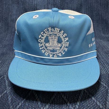 水色　Japan Style Cap 　メッシュタイプ　【縁の下の力持ち】