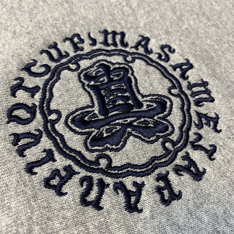 MASAME  OG  LOGO 350 HOODIE  MIX GRAY