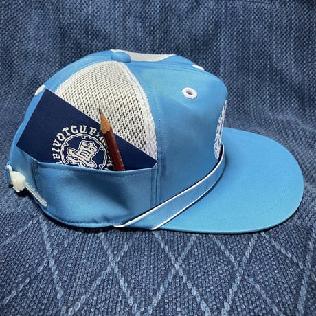 水色　Japan Style Cap 　メッシュタイプ　【縁の下の力持ち】