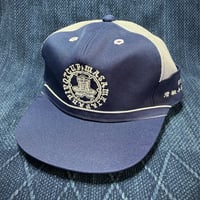 紺色　Japan Style Cap 　メッシュタイプ　【縁の下の力持ち】