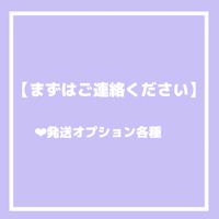 【連絡いただいている方のみ】発送オプション