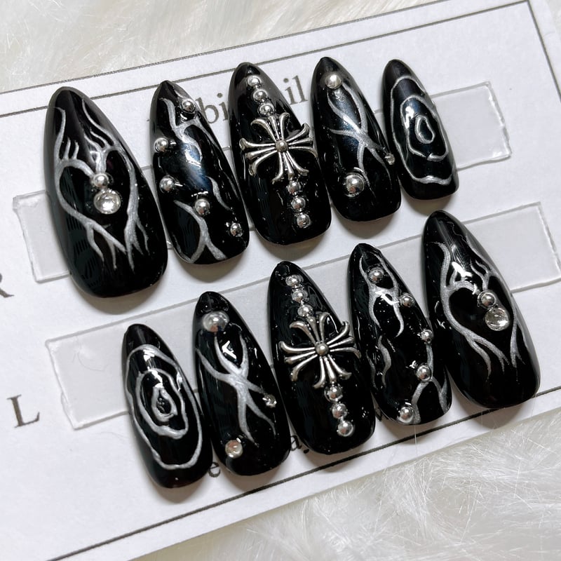 No.38【ネイルチップ】ガルクラファイヤーネイル | ねいるちっぷ