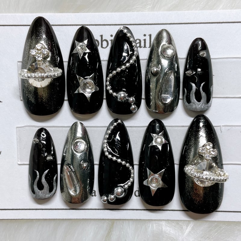 No.39【ネイルチップ】ガルクラy2kネイル | ねいるちっぷ