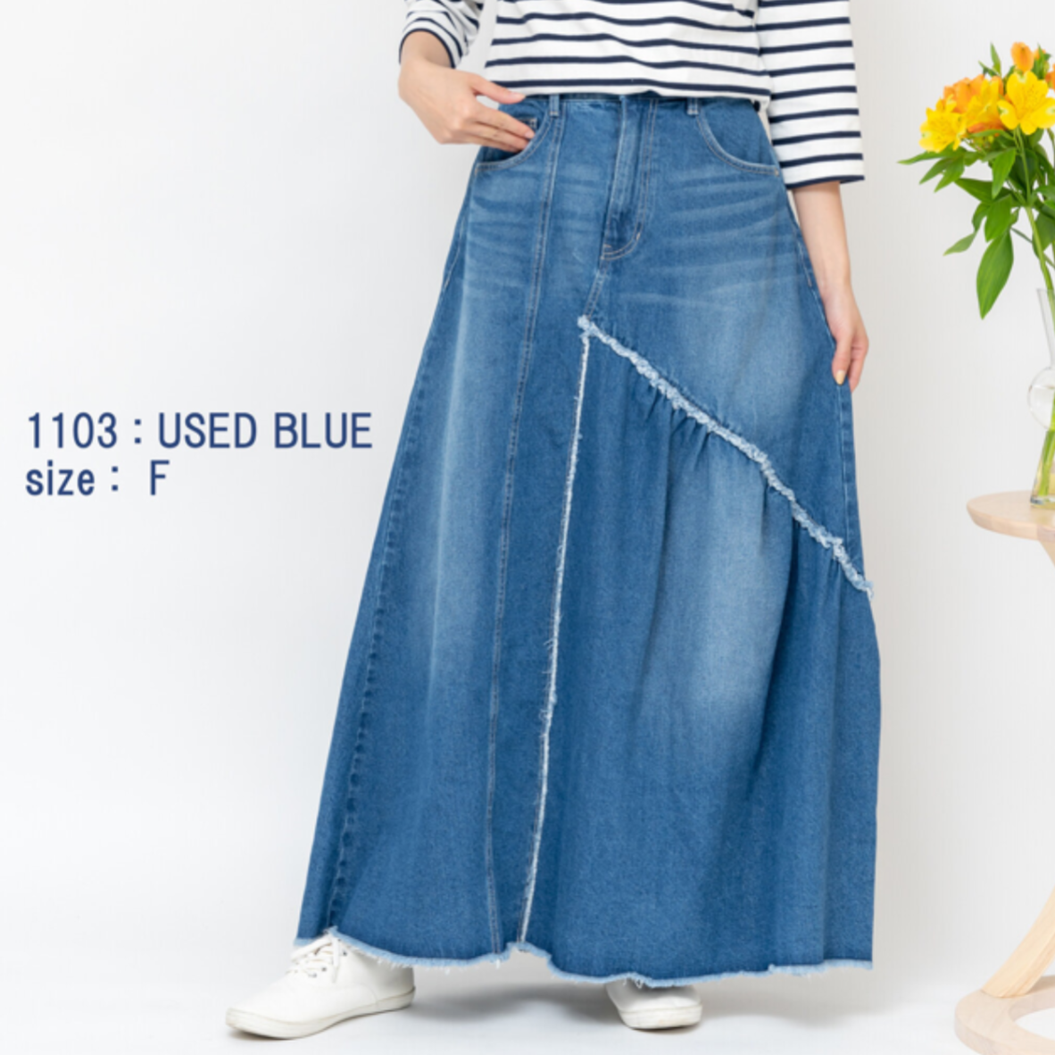 最終セール！ロックファッション☆プリーツスカート☆個性的☆デニムリメイク WOMEN'S ITEM（ウイメンズアイテム）｜Ashley＆bros