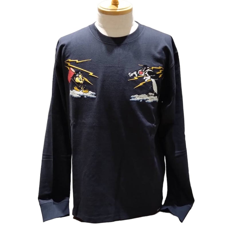 トゥイーティー＆シルベスター天竺長袖T | Toybox STORE