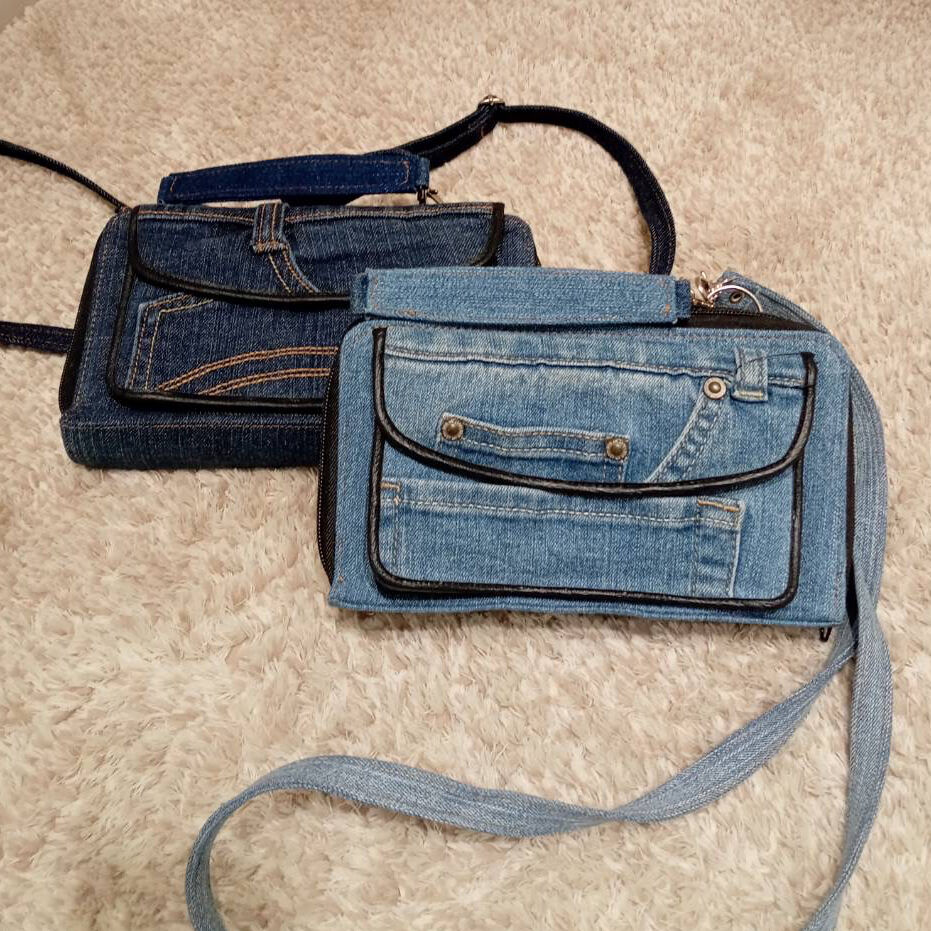 さ*読様 ウォレットショルダーバッグ　濃いデニム デニムウォレットBAG | Toybox STORE