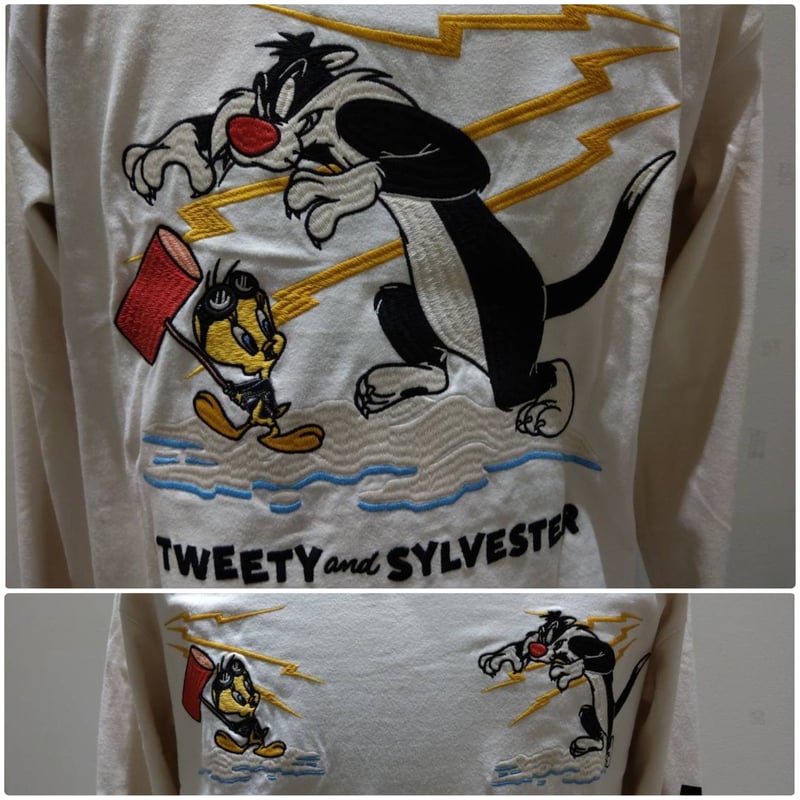 トゥイーティー＆シルベスター天竺長袖T | Toybox STORE