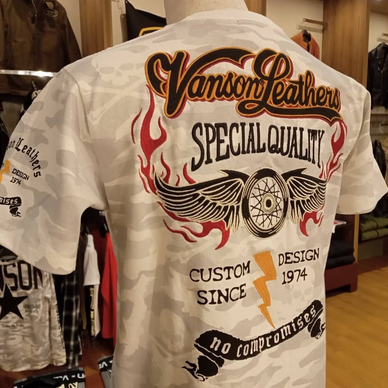 VANSON フライングホイルハンソデTEE | Toybox STORE