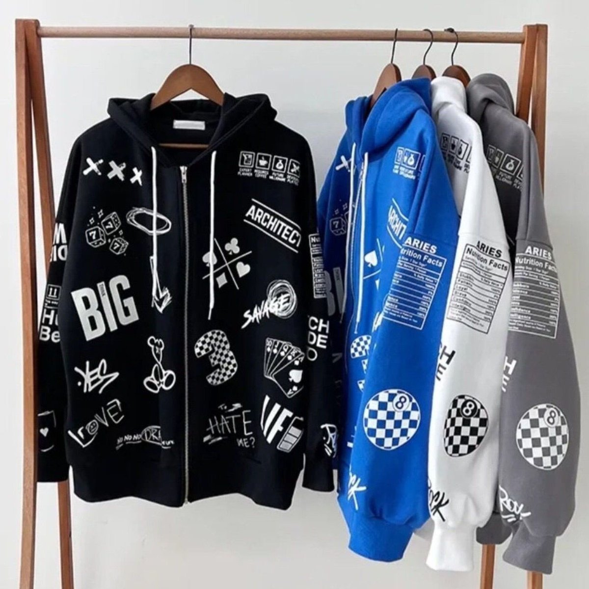 OFF‐WHITE☆グラフィティ パップ スケートパーカー プリント Off-White オフホワイト グラフィティ パーカー | ホワイト